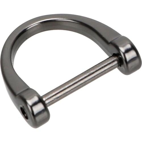 D Shape Horseshoe Key Holder Classic Key Ring Car-styling Thick Rod Car Keychain Interior Accessories