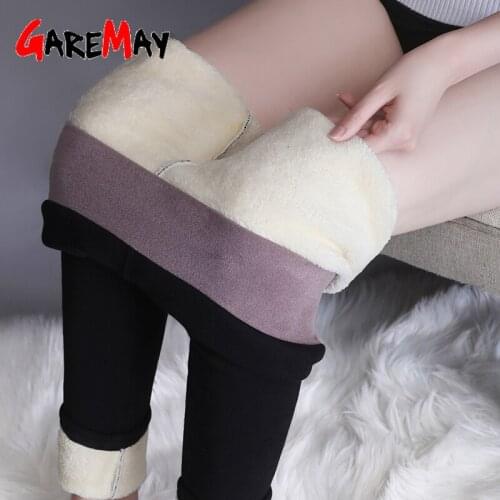 Cashmere Leggings High-Waisted Tights Womens Leggings Warm Velvet 2020 Slimming Warm Leggings For Women Plus Size 5Xl