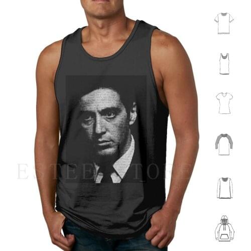 The Godfather-I Know It Was You , Fredo. Tank Tops Vest Cotton The Godfather Godfather Al Pacino Pacino Typography Typographic