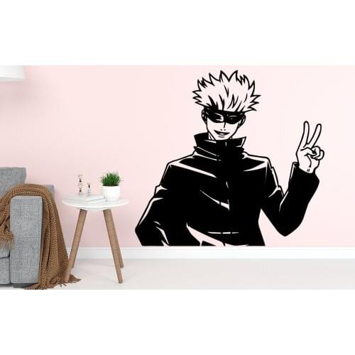 Hot Jujutsu Kaisen Waterproof Wall Stickers Wall Art Decor For Home Decor Living Room Bedroom Decoration Accessories