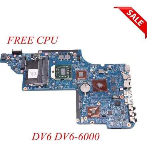NOKOTION 640453-001 Laptop Motherboard for HP Pavilion DV6 DV6-6000 series HD4200 HD 6470M DDDR3 Main board FREE CPU