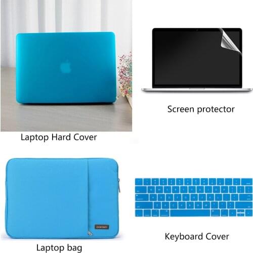 POSEIT 4in1 Matte Hard case laptop sleeve bag keyboard cover LCD For Apple Macbook Pro 13 inch Retina Model : A1502 A1425