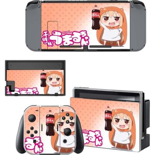Himouto Umaru Chan Nintendo Switch Skin Sticker NintendoSwitch stickers skins for Nintend Switch Console and Joy-Con Controller