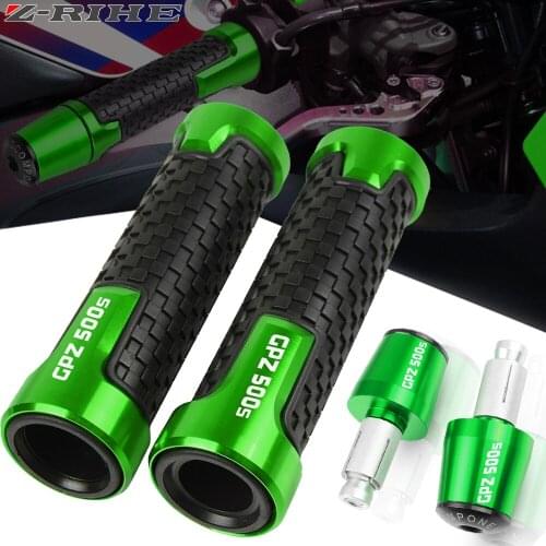 Motorcycle Handle Bar Grips End Handlbar Grip Ends For KAWASAKI GPZ500S EX500R NINJA GPZ 500S GPZ500 S EX500 EX 500 R 1990-2009