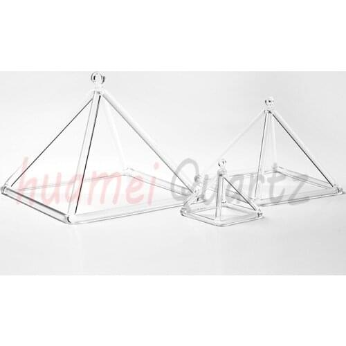 6inch and 10 inches quartz clear crystal pyramid for healing