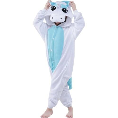 Unicorn Onesie Pajamas Tianma Kigurumi Jumpsuit Kids Anime Cosplay Costume Girls Baby Winter Sleepwear Halloween Onesieshow