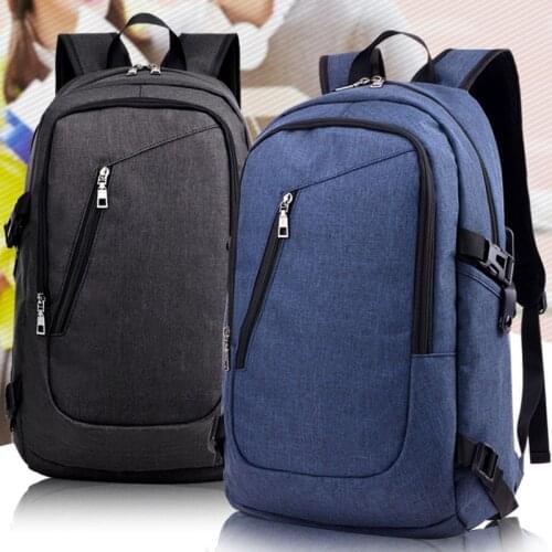 3 Colors Men Women Business Water Resistant 17 Inch Laptop Backpack with USB Charging Port Campus School Bags Best Sale-WT