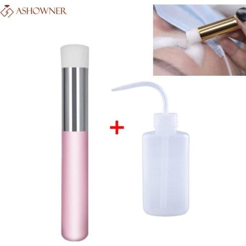 Eyelash Cleaning Brush Extensions Applicator Nose Brushes Eyelash Cleaning Washing Bottle Skin Care Makeup Tool Eyebrow Brush