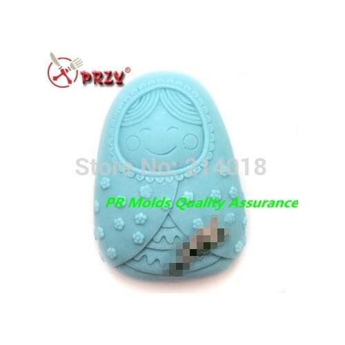 Sleep baby modelling silicon soap mold fondant Cake decoration mold High-quality Handmade soap mold NO.:SO418