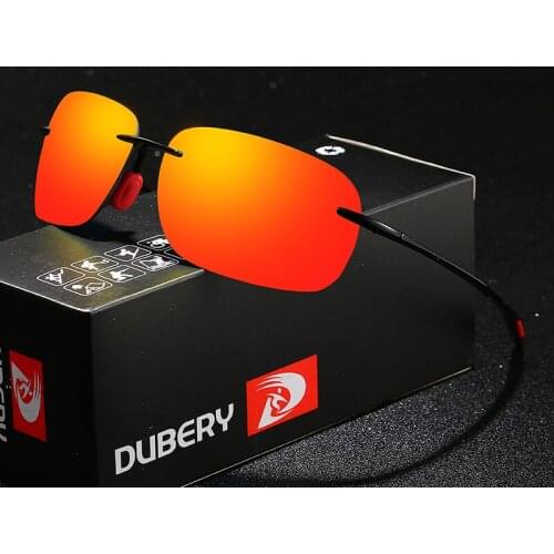 DUBERY Vintage Sunglasses UV400 Mens Sun Glasses For Men Driving Black Square Oculos Male 8 Colors Model D131