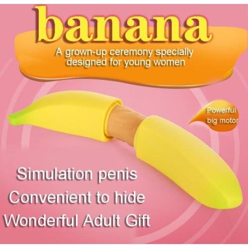Speed Banana Vibrator Realistic Dildo Vaginal Stimulator Adult Erotic G-spot Sex Toy Female Female Masturbator Adult Gift Gift