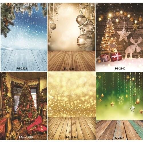 ZHISUXI Vinyl Custom Photography Backdrops Prop Christmas day and Floor Theme Photography Background #5139
