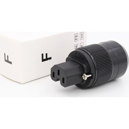 Hifi audio US/EU /AU/UK IEC connector Black Power cord connector DIY Power cable Connector