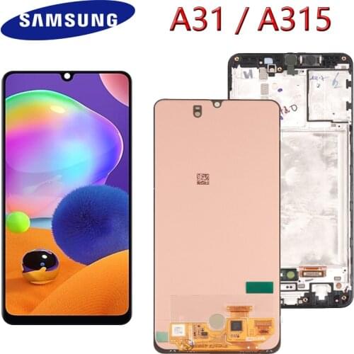 6.4'' Original AMOLED Screen For Samsung Galaxy A31 A315 LCD Display Touch Screen Digitizer Assembly Replacement Parts