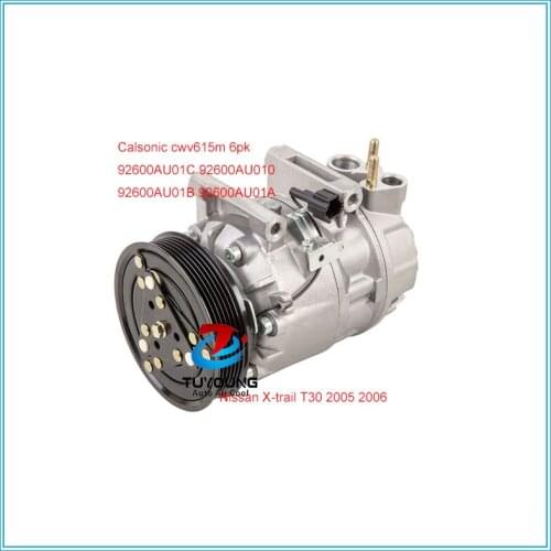 92600AU01C 92600AU010 air compressor for Nissan X-trail T30 2005 2006 Calsonic CWV615M