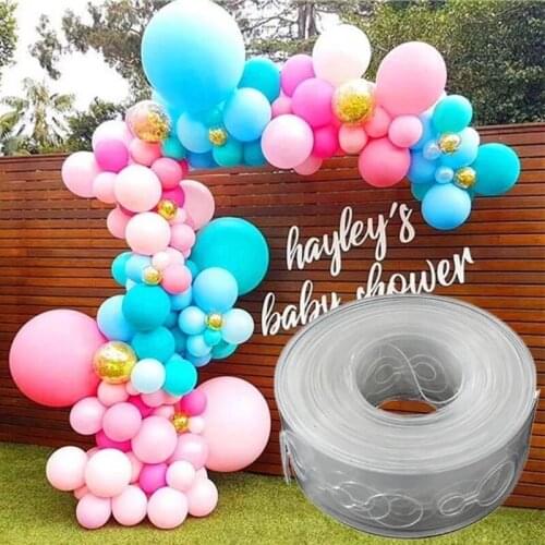 5M Balloon Accessories Balloon Chain Arch Birthday Party Wedding Christmas Balloons Backdrop Decoration Baloon Seal Pump Clips