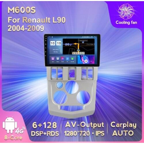 IPS HD 1280*720 Android 11 Car GPS Navigation DVD Multimedia Player for Renault Logan L90 2004-2009 Stereo Player Carplay AUTO