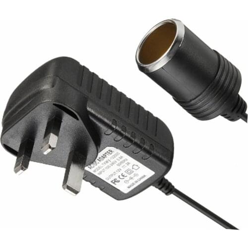 220V To 12V Black Car Conversion Power Supply For Car Refrigerator Driving Recorder And Vacuum Cleaner