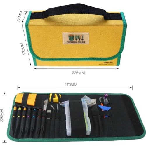 BST-116 Tool Screwdriver Set Mobile Phone Repair Tools Kit Spudger Pry Opening for iPhone iPad Samsung Cell Phone Hand Tools Set