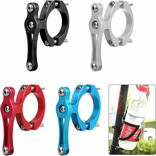 Bicycle Bottle Holder Mount Adapter Aluminum Alloy MTB Road Bike Handlebar Water Kettle Clip Seat Rack Bracket Cycling Accessory