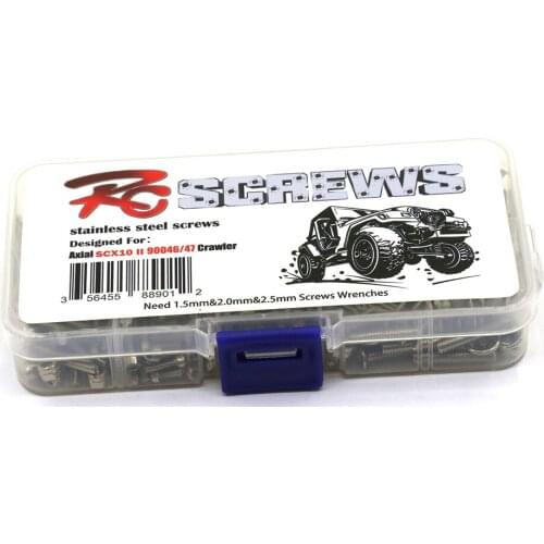 1 set Screws Box Set for 1/10 AXIAL Scx10 II 90046 90047 Remote Control RC Car Parts