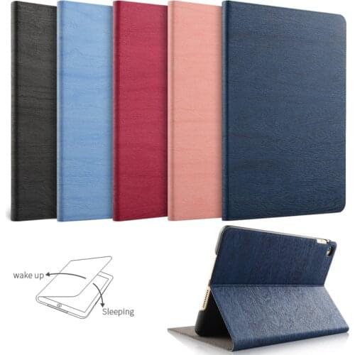 For New 2017 2018 iPad 9.7 inch Air 1/ 2, ZVRUA Simplicity PU Leather Smart Cover Folio Case Auto Wake Cover Case