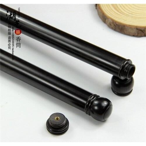 High grade ebony with sweet long Brief paragraph joss stick cylinder Chen xiang teachers appliance custom wholesale