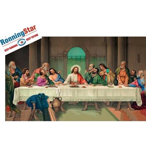 Flag banner The Last supper holy religious our Lord God flag 3ft x 5ft