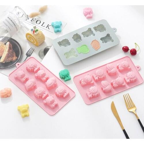 Used To Make Chocolate Candy Biscuit Food Grade Silicone Mold Cake Mold DIY Cake Baking Tool Easy To Demould And Easy To Clean