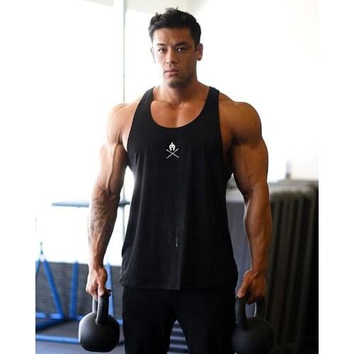 Muscle Guys New Mesh Mens Tank Top Casual Sports Workout Man Singlets Gym Fitness Clothing Bodybuilding Sleeveless Vest