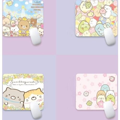 Cartoon Sumikko Gurashi Beautiful Anime Mouse Mat edge native rubber special game mouse pad polyethylene table mat non slip
