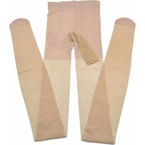 Open Penis Pouch Sheath Tights Hot Sexy Pantyhose With Condom Women Fetish Wear Collant Femme Transparent Medias