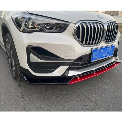 For BMW X1 F48 2016 2017 2018 2019 2020 front diffuser body kit spoiler front lip bumper accessories high quality ABS material