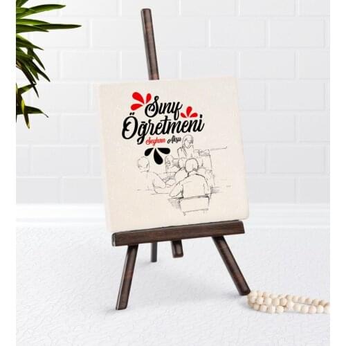 Personalized Class Teacher Şovaleli Natural Taş-20