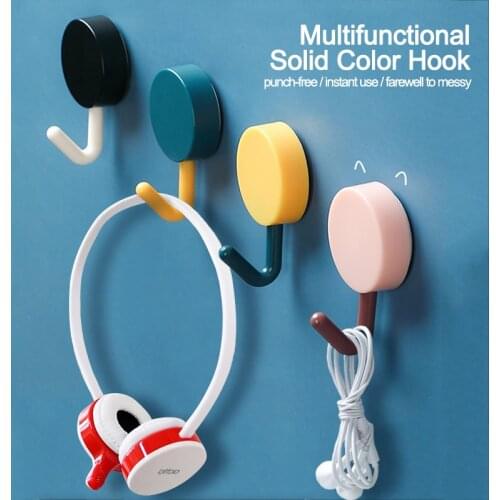 Useful Headphone Headset Hanger Holder Hook wall Tape Sticker Desk PC Display Monitor headphone accessories earphone holder