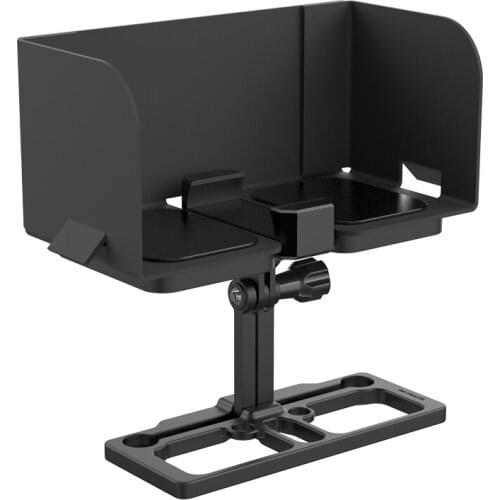 Adjustable Bracket Mount Mobile Phone Holder with Neck Lanyard Strap and Sunhood for DJI Mavic Air 2/Mavic Mini/Mavic Air/Mavic