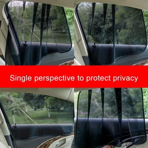 Side Window Sunshade Magnetic Front Rear Window Sun Shade Curtain for Baby Sun Protection Mesh