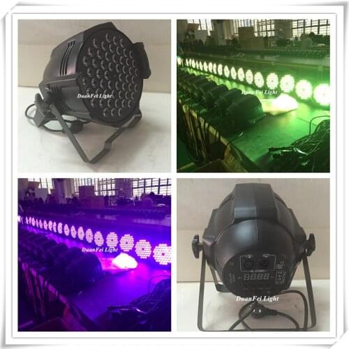 16 piece 54x3W led par rgb 3in1 party stage led uplights washing par led par can
