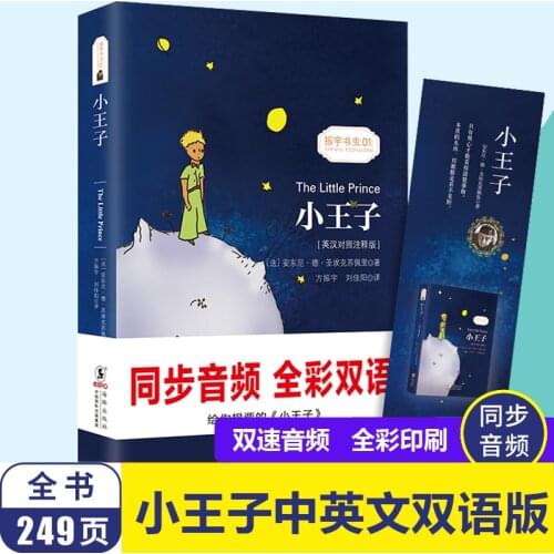 World Famous Novel The Little Prince Chinese-English Bilingual Reading Book for Children Kids Books English Original libros-BJ