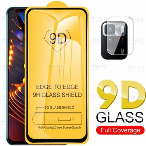 9D Full Glue Tempered Glass For Xiaomi Poco X3 GT Camera Protective Glass Pocophone X 3 NFC Pocox3 x3GT 5G Screen Protector Film