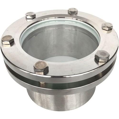 Sight Glass SS304 Carbon Steel/Stainless Steel Neck Flange Sight Glass Cup Water Window DN50-DN300