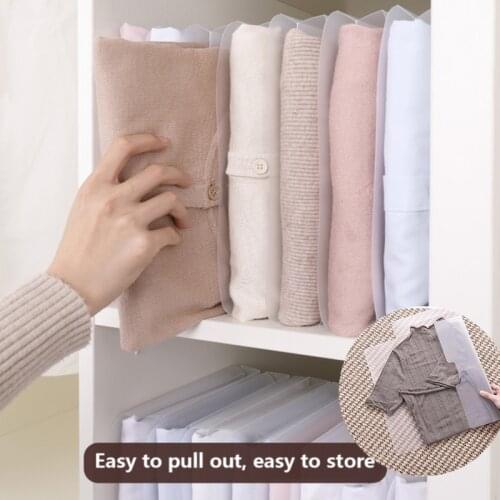10Pcs Shirt Organizer T Shirt Folder Board Clothing Divider Folding Storage Organizers Wardrobe Rack Shirts Wrinkle Prevention