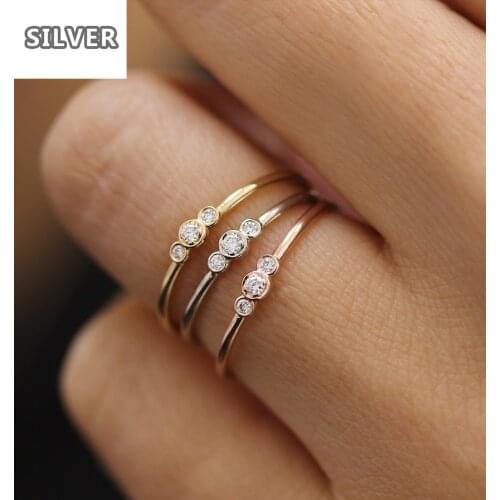 3 Colors New Fashion Weave Crystal Rings For Women Gold/Silver Color Female Ring Party Jewelry Wholesale Silver 925 Ring Mens