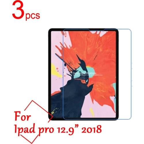 3pcs Ultra Clear/Matte/Nano anti-Explosion LCD Tablet Screen Protector Film For apple Ipad pro 12.9 (2018) Protective Film