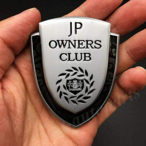 3D Metal Junction Produce JP OWNERS CLUB VIP JDM Car Emblem Badge Decal Sticker