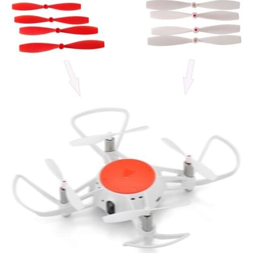 4 Pcs Quick Release Propellers Blades Red / White Propellers for Xiaomi MiTu Drone CCW/CW Props Drone Accessories