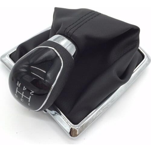 5/6 Speed Gear Shift Knob Gaiter Boot Cover For Ford Fiesta MK7 Focus MK2 FL NK3 C-max FL B-max S-max Galaxy MK3 Kuga Transit