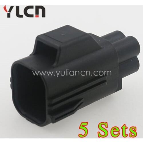 Brand 5 sets New 4 Pin way waterproof sealed automotive connector pulg