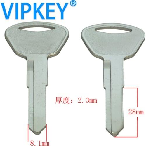 C306 right groove car blank key for mazda car keys with logo