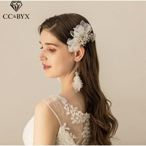 CC hair combs crown tiara hairgrips fine jewelry wedding bridal accessories for women girls birthday party bridesmaids yarn O577